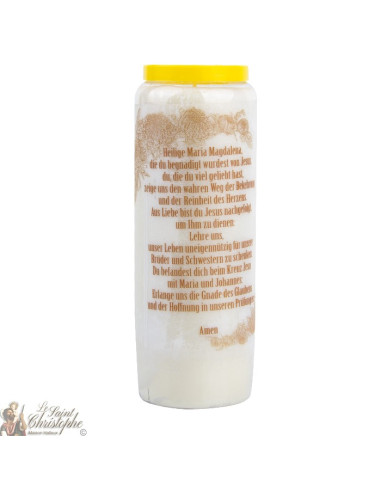 Candele Novene a Santa Maria Magdalena - Preghiera tedesco 