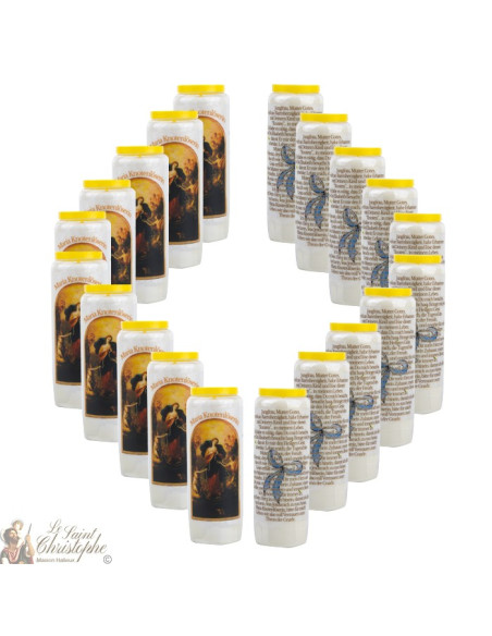 Candles Novenas for Mary Untier of Knots – german  Prayer 