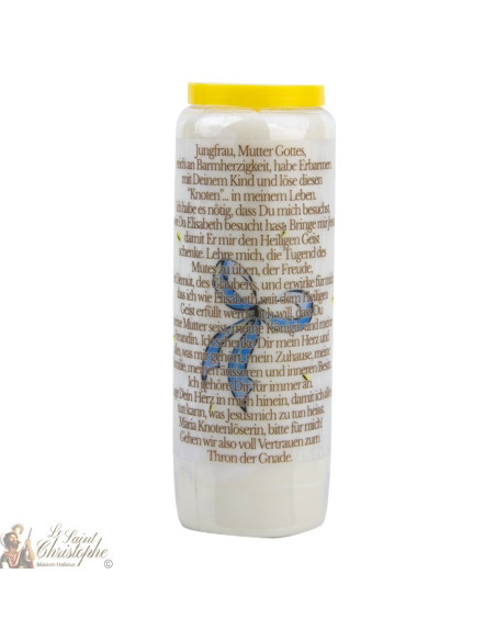 Candles Novenas for Mary Untier of Knots – german  Prayer 