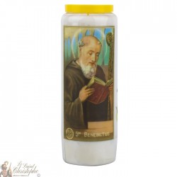 Candles Novenas for Saint Benedict -  german  Prayer 