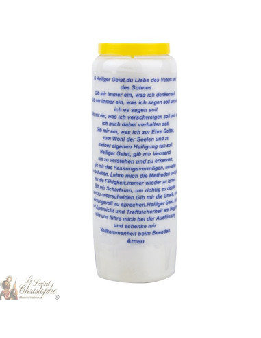 Velas Novena a El espiritu santo - Oración alemán - 2