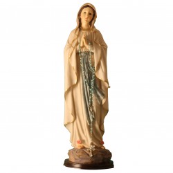VIERGE DE LOURDES CHAPELET - 40 CM