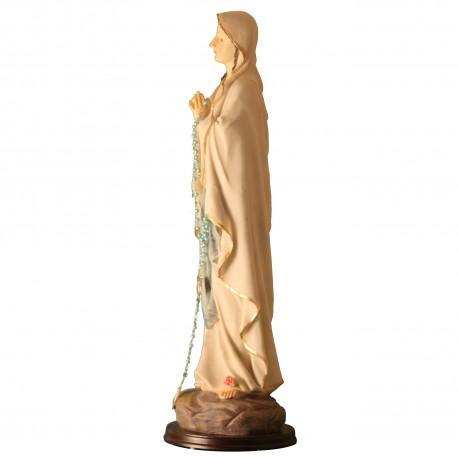 VIERGE DE LOURDES CHAPELET - 40 CM