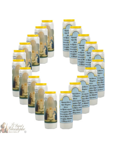Velas Novena a la Sagrada Familia - Oración alemán 