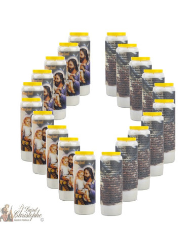 Candles Novenas to Saint Joseph -  german  Prayer 