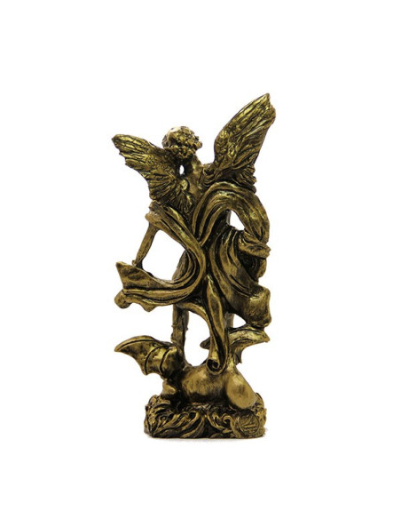 Sint Michaël aartsengel Marmerpoeder brons - 22 cm
