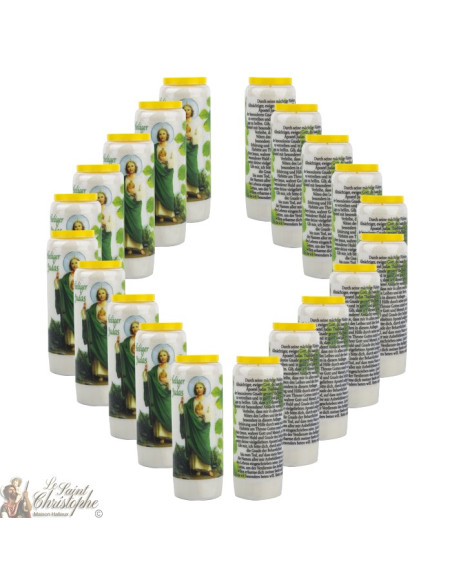 Bougies Neuvaines à Saint Jude - prière allemand 