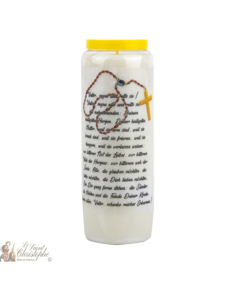 Candles Novenas " Father, bless us  " -  german  Prayer 