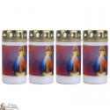 Outdoor candles to the Merciful Christ - lid for cemeteries