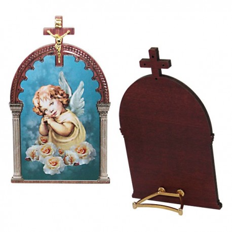 Angel frame with cross