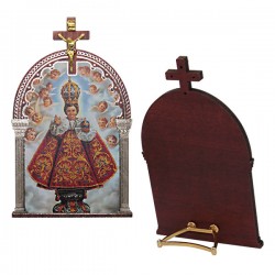 Jesus von Prag-Rahmen mit Kreuz
