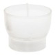 White votive night lights - 4 hours
