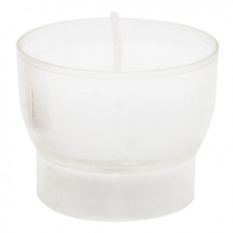 Veilleuses votives blanches - 4 heures