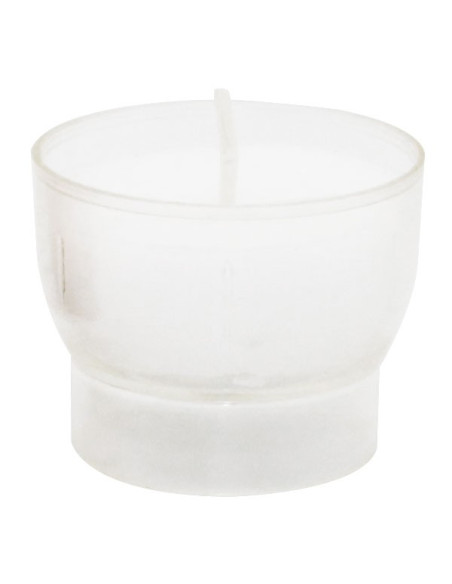 White votive night lights - 4 hours