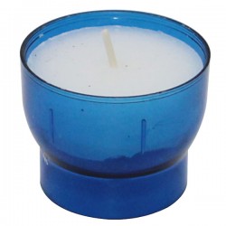 Blaue votive Nachtlichter - 6 Stunden