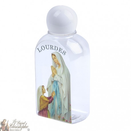 Bouteille avec image ND de Lourdes 75 ml - plastique 