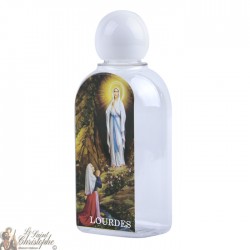 Botella con imagen Lourdes 75 ml - plástico