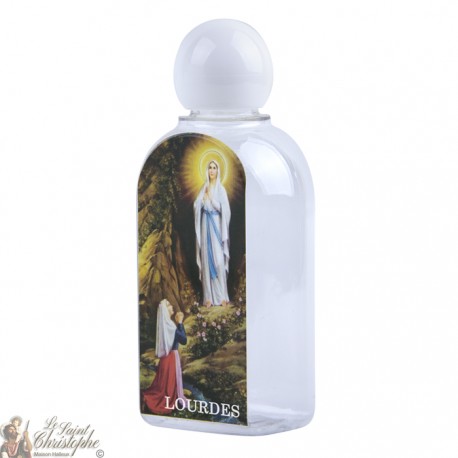 Fles met afbeelding Lourdes 75ml - plastic