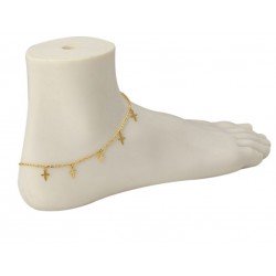 Chaine pied petites croix