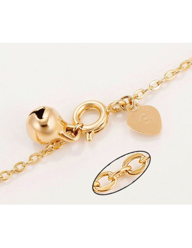 Chaine pied petites croix