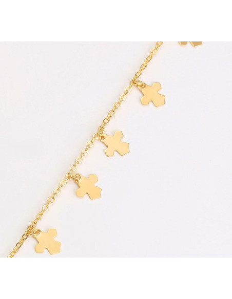 Chain foot small crosses