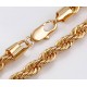 Gold plated chain - 50 cm