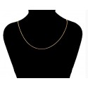 Catena placcata oro 24 K - 45 cm