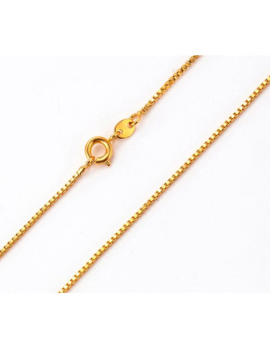 Vergoldete 18 K - Kette - 50 cm