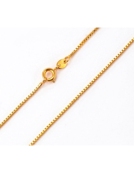 Vergulde 18 K - ketting - 50 cm