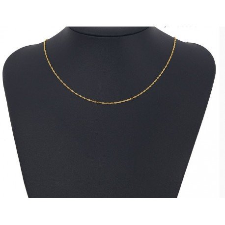 Gold plated 24 K chain - 45 cm