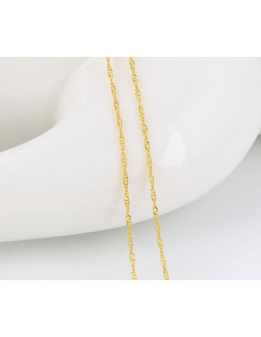 Catena placcata oro 24 K - 45 cm