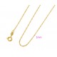 Gold plated 24 K chain - 45 cm