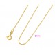 Vergulde 24 K - ketting - 45 cm
