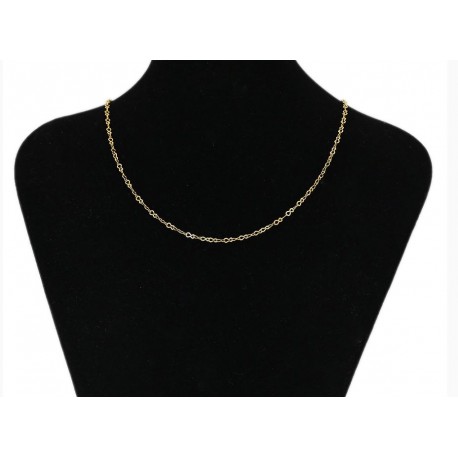 Vergulde 24 K - ketting - 50 cm