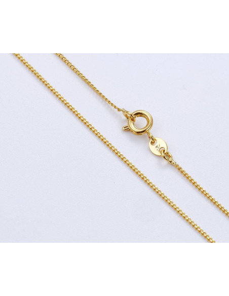 Chaine plaqué or 24 K - 50 cm 