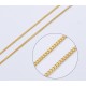 Gold plated 24 K chain - 50 cm