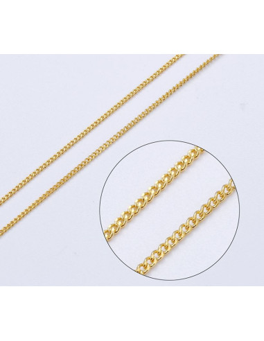 Gold plated 24 K chain - 50 cm