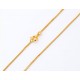 Chaine plaqué or 24 K - 50 cm 