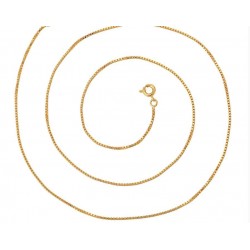 Vergoldete 24 K - Kette - 60 cm