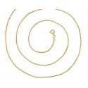 Catena placcata oro 24 K - 60 cm