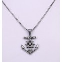 Steel Marine Anchor Pendant