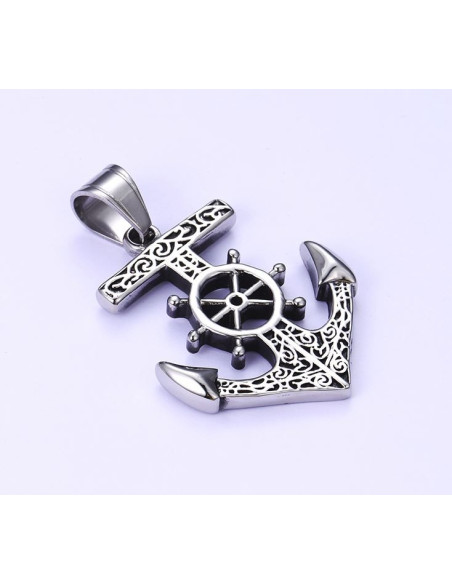 Stylized Cross Pendant - Sterling Silver