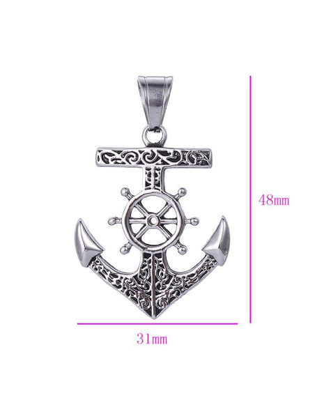 Stijlvol Kruis hanger - Zilver