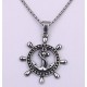 Steel Boat Anchor Wheel Pendant