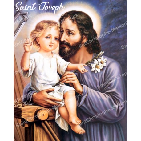 Adesivo - San Giuseppe - 10X13 cm
