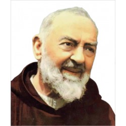 Sticker - Padre Pio - 10 X 13 cm