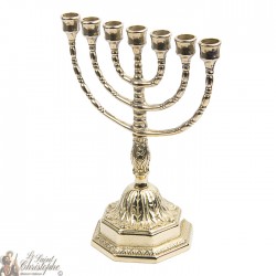 Candlestick Menorah copper - 23 cm