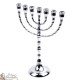 Silver Menorah Candlestick - 25 cm