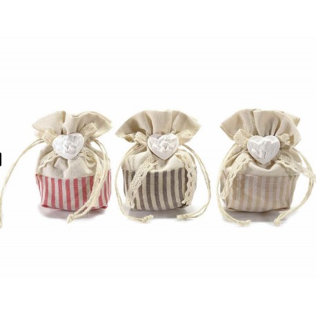 Sac en jute Ange décoratif 