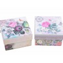 Caja de regalo vintage - flores
